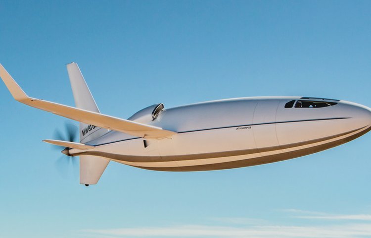 Этот удивительный экспериментальный самолет может произвести революцию в сфере деловых авиаперевозок!