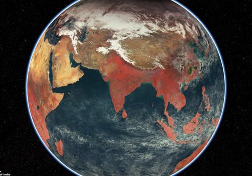 Индийский спутник доставил невиданные ранее фотографии Земли