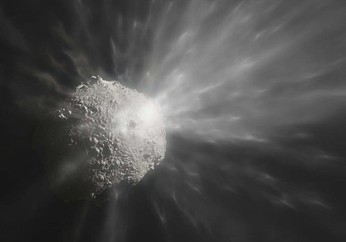 Первые результаты телескопа ESO после столкновения DART с астероидом