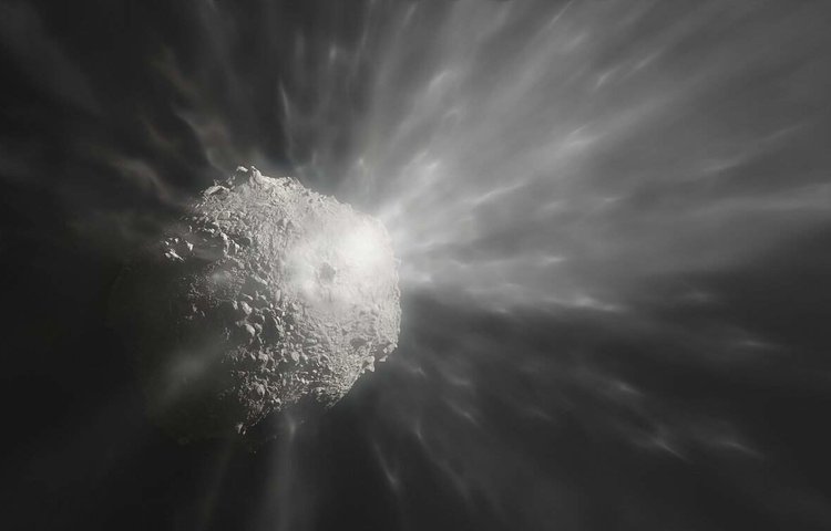 Первые результаты телескопа ESO после столкновения DART с астероидом