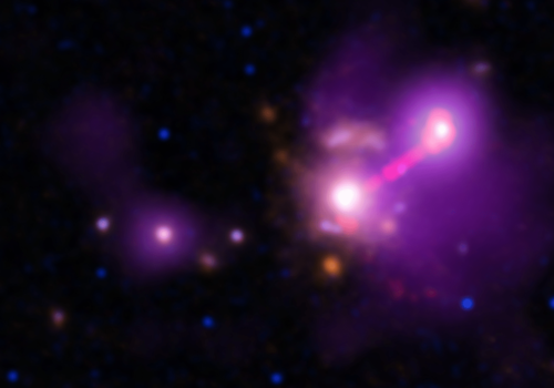 Чандра обнаружил одинокую галактику, которая (возможно) поглотила окружающие ее галактики
