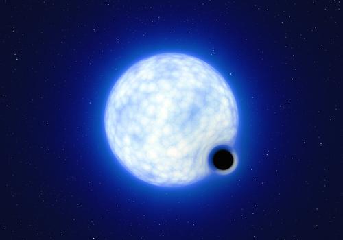 В бинарной системе в туманности Тарантул обнаружена спящая черная дыра