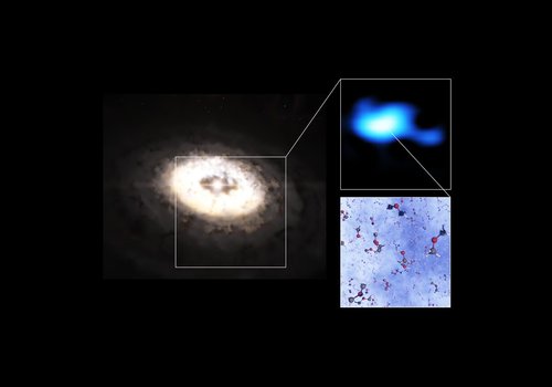 Обнаружена самая крупная молекула в околозвездном диске